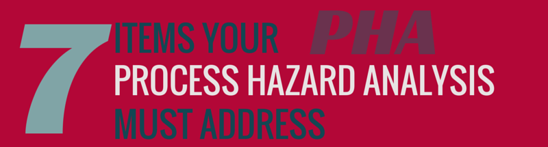 7 Items Your Process Hazard Analysis Must Address